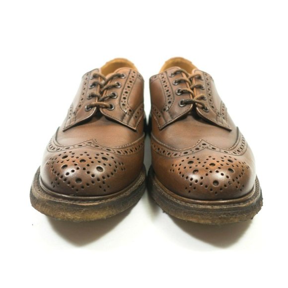 Tricker's Keswick Brogue Crepe Sole Derby - Men's Size UK 11 / US 12.5 Wide - Picture 2 of 9